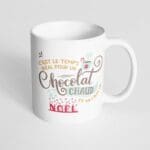 Mug Chocolat chaud et films de Noël