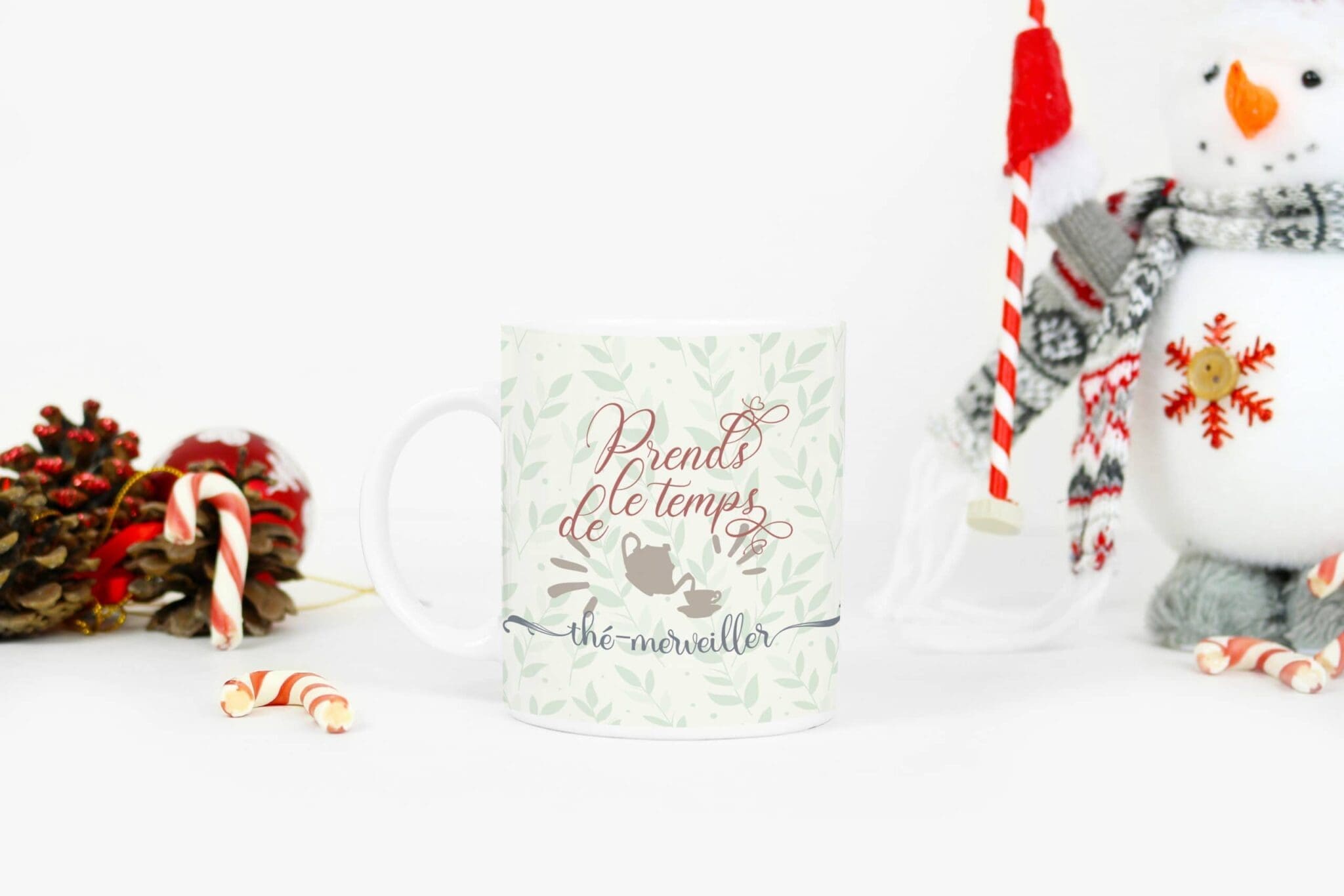 Mug "Prends le temps de thé-merveiller"