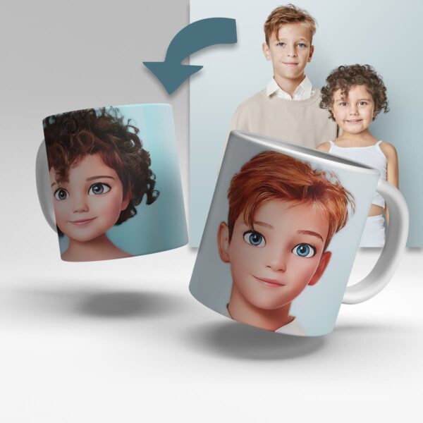 Mug avec avatar générés depuis une photo