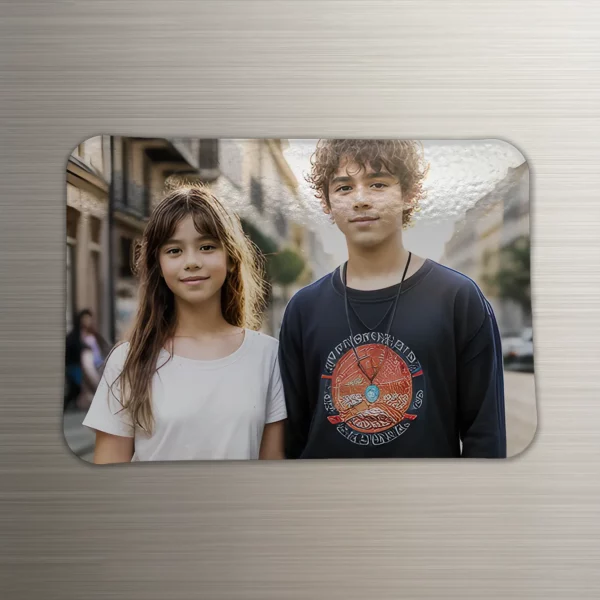 Magnet personnalisé avec une photo